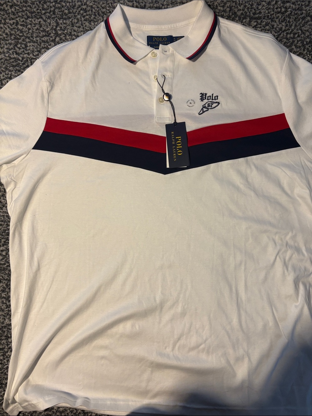 Polo Ralph Lauren Men’s Size XL PRL 67 Polo non knit NWT!